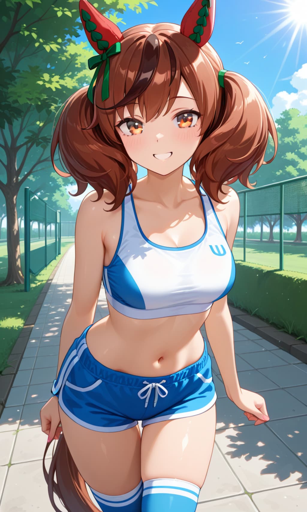 ジョギングするネイチャさん