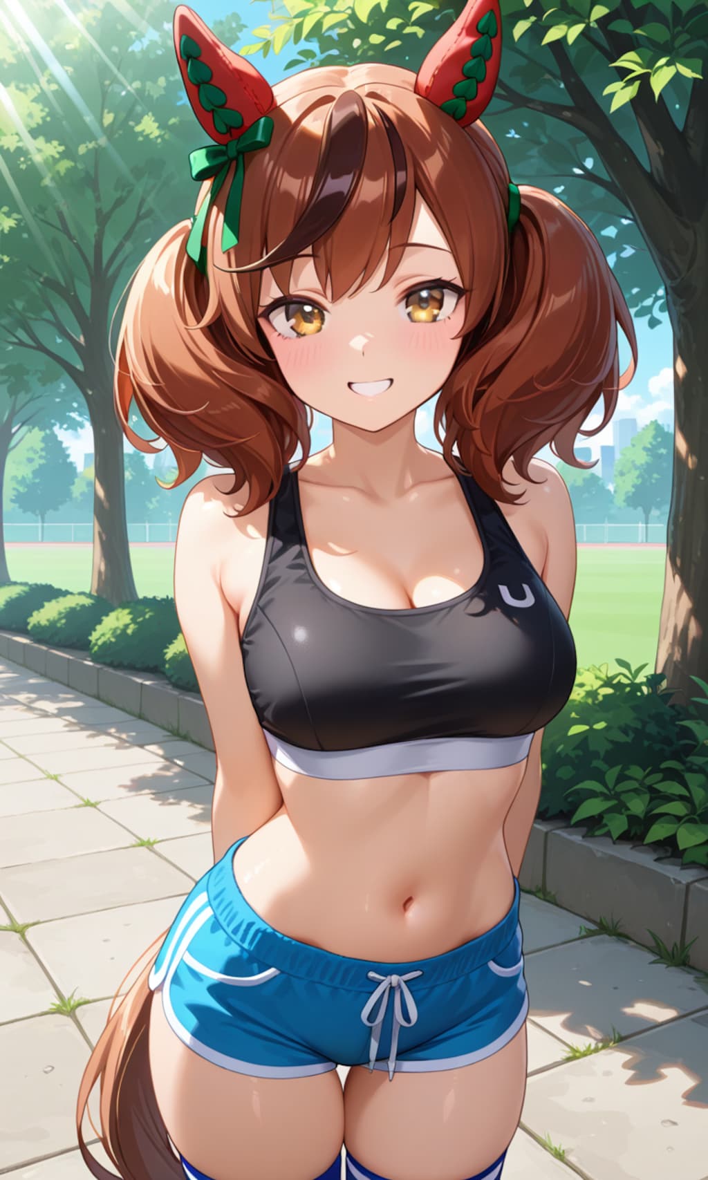 ジョギングするネイチャさん