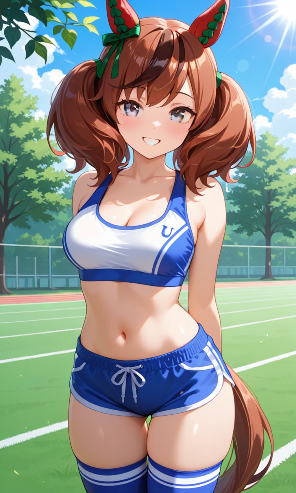 ジョギングするネイチャさん