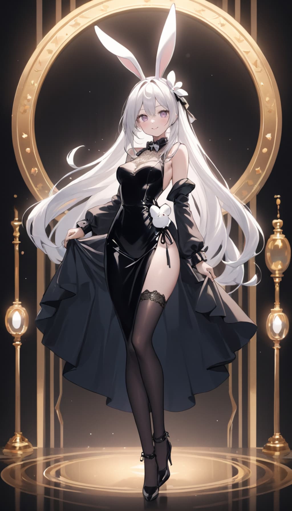 バニー フィギュア　コレクション（黒）