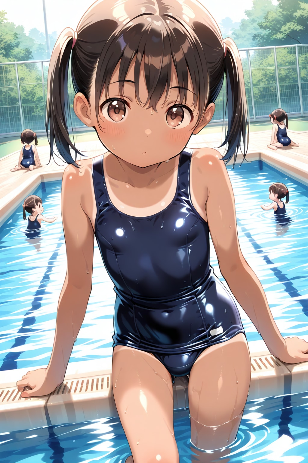 スク水美少女