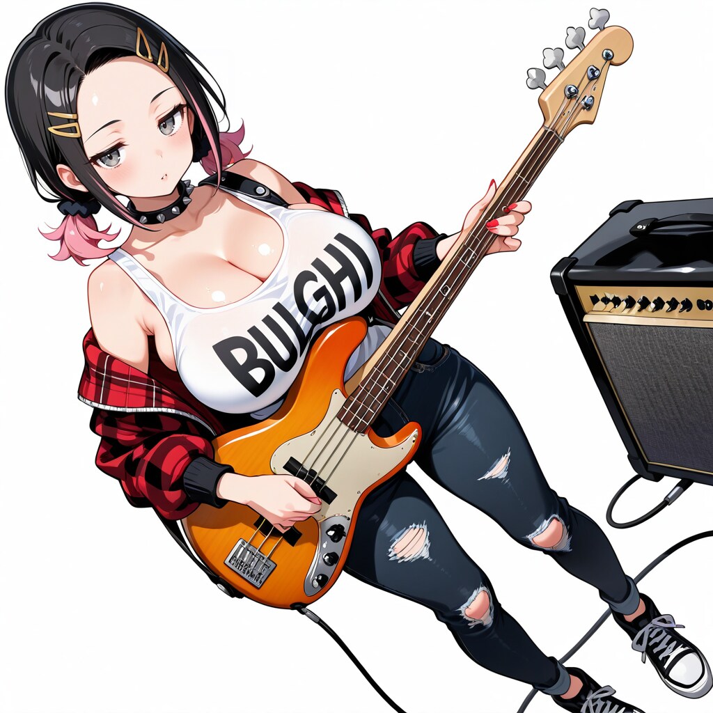 オールバックのパンク娘