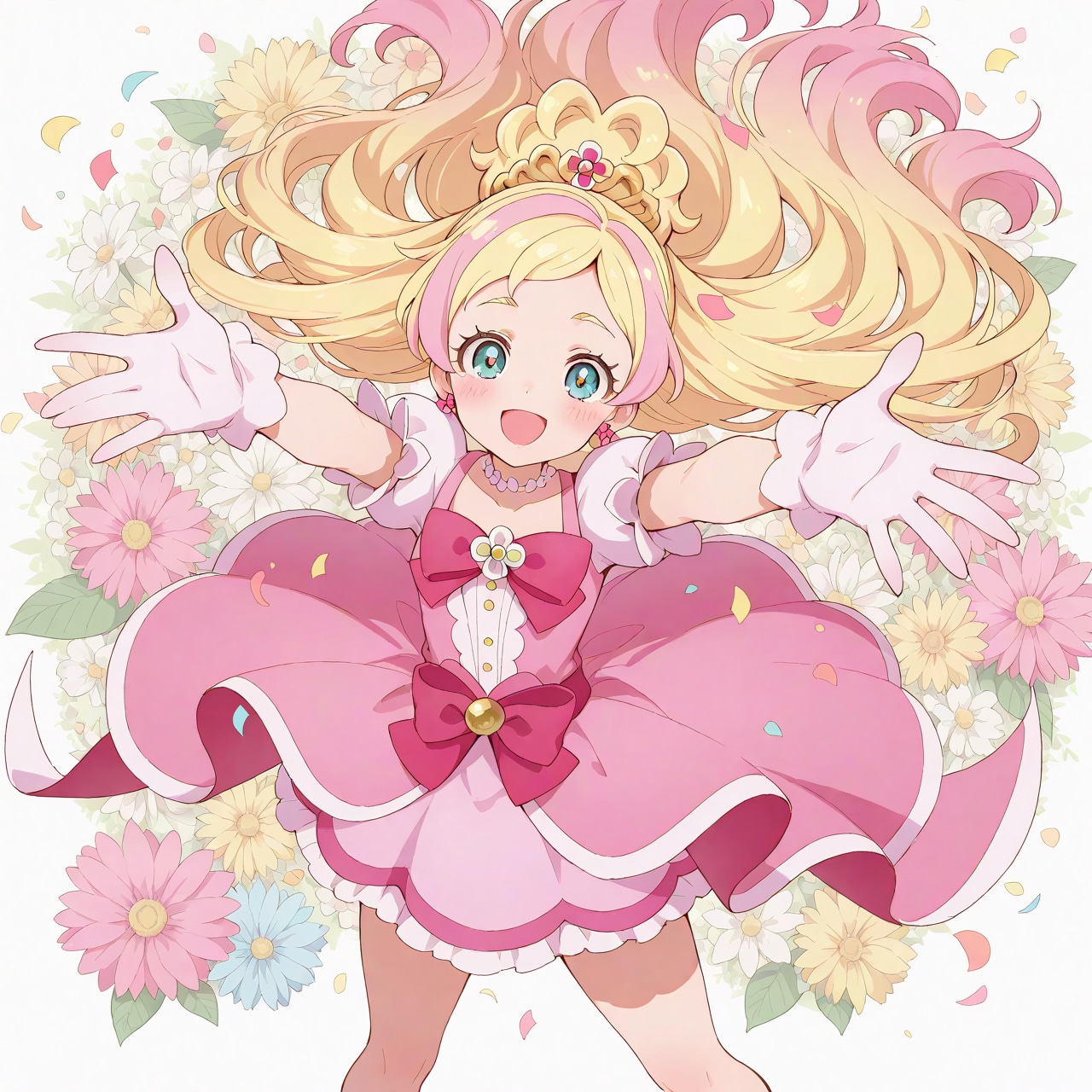 キュアフローラ (Go！プリンセスプリキュア) | の人気AIイラスト・グラビア