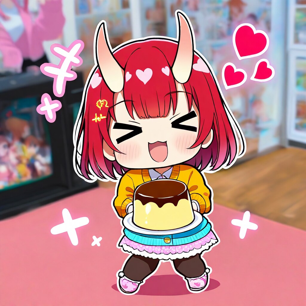 プリンと赤髪ちゃん | の人気AIイラスト・グラビア