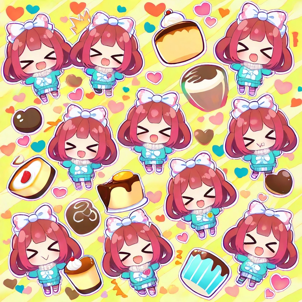 プリンと赤髪ちゃん