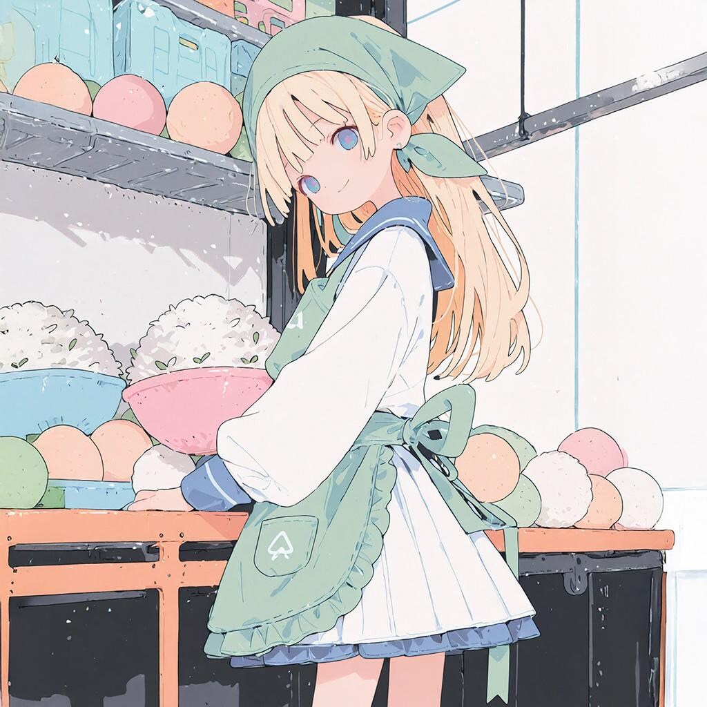 『今日もおにぎりいっぱい作るよ！』