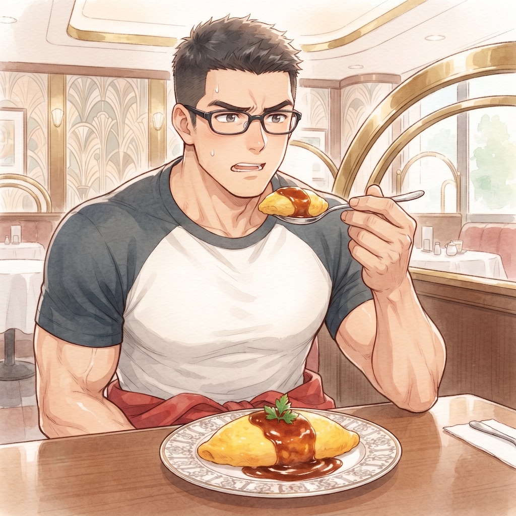 高いオムライス😰