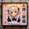 メイド喫茶の看板 2枚目
