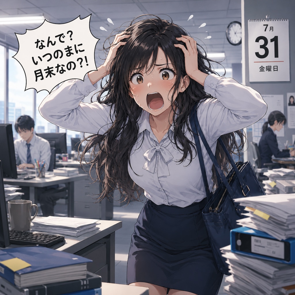 なんで？いつの間に月末なの？！
