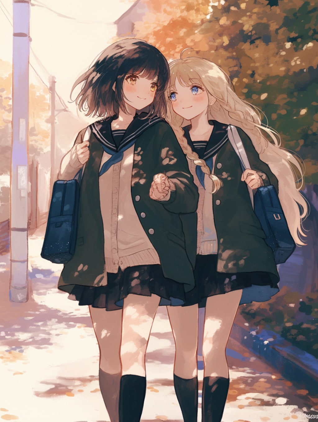 キスしたい二人のJK52