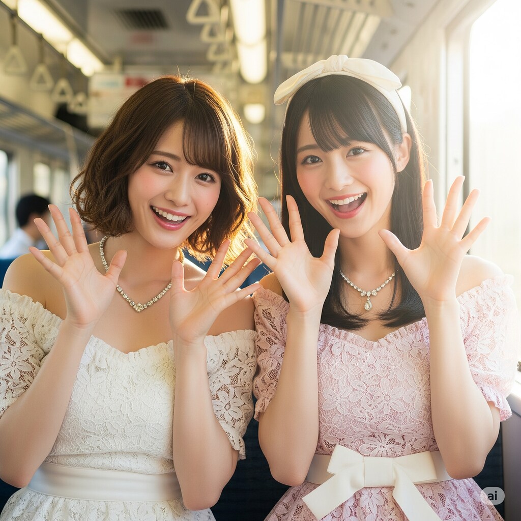 今日の隣席の女性