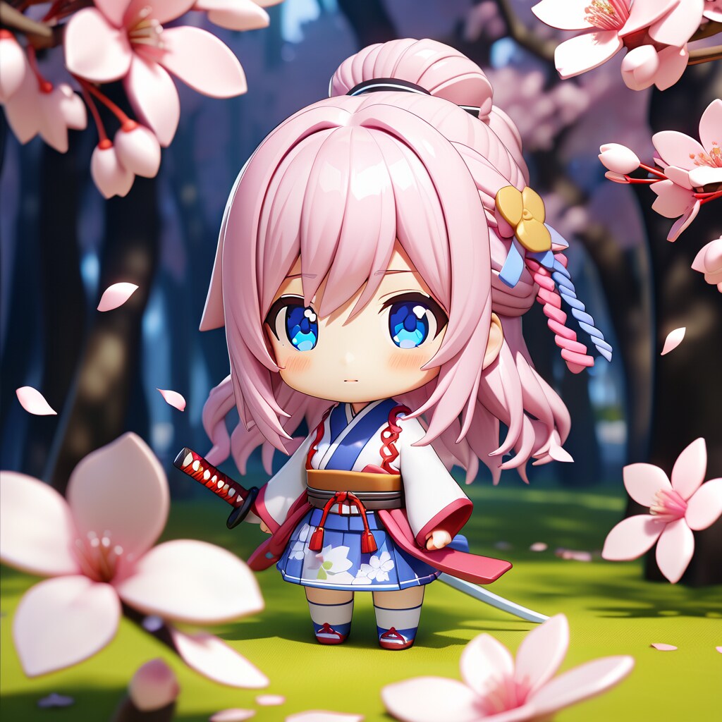 ねんどろいど風の侍ガール