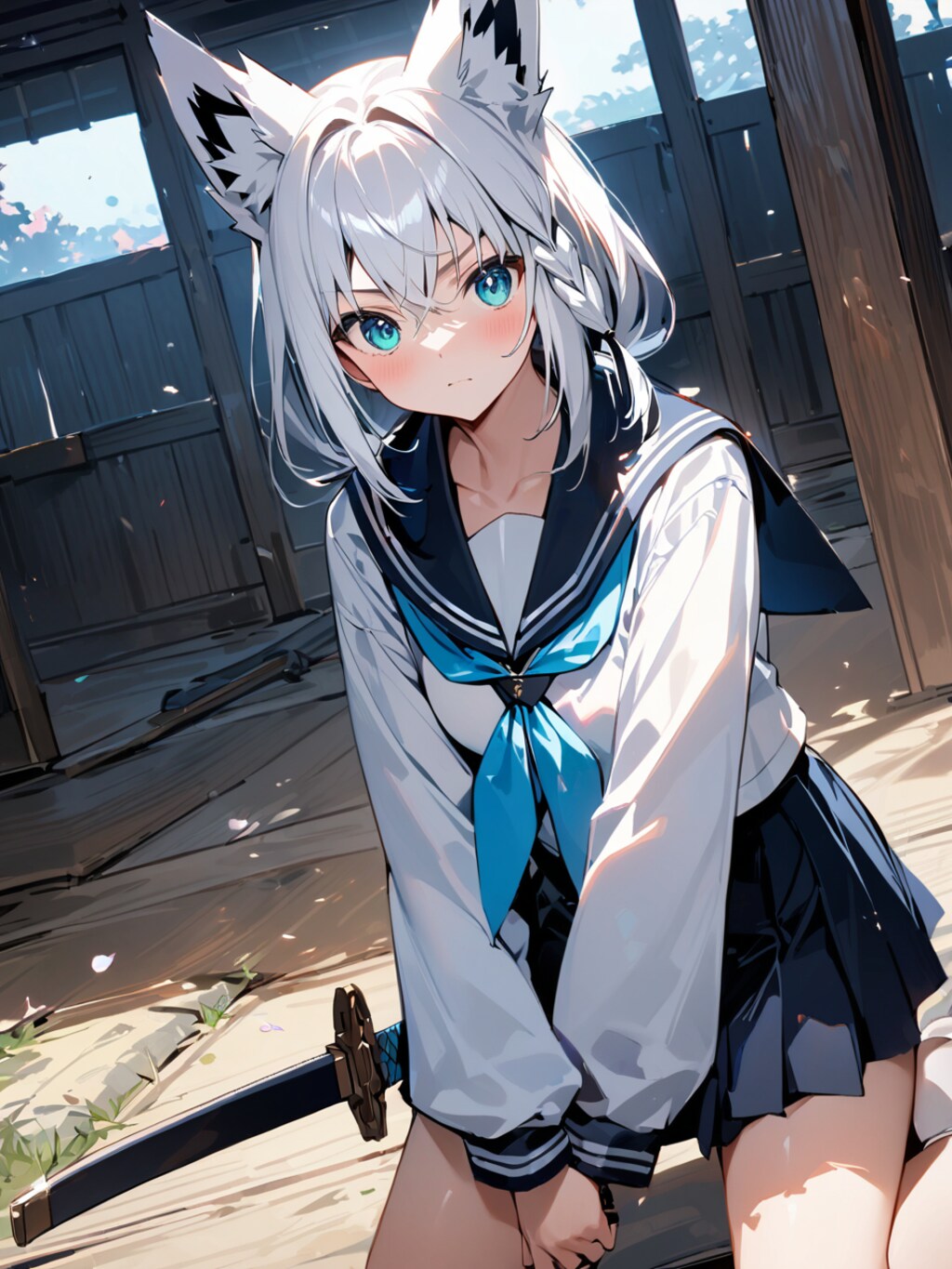 白上フブキの抜刀【ホロライブ・白上フブキ】