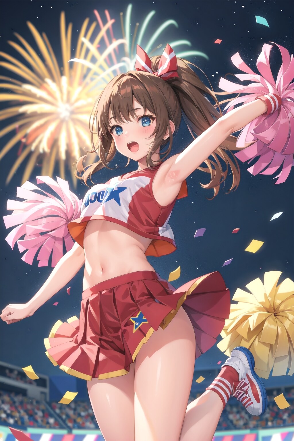 美少女チアガール | の人気AIイラスト・グラビア