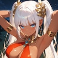 夜のキャンプ、ちょっと退屈させちゃってるかな？ だから…私、君のために一曲踊ってあげようか♡ 4枚目