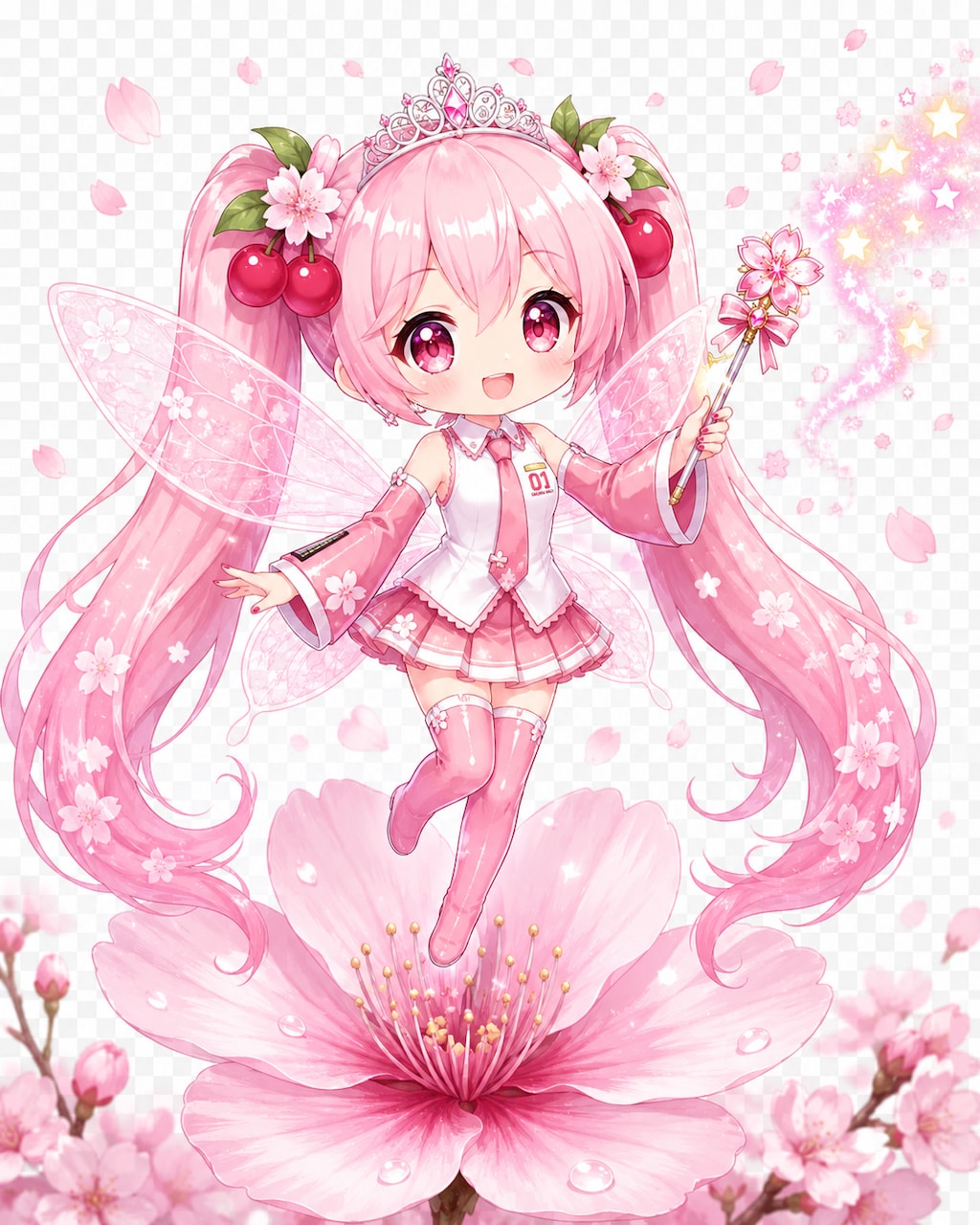 桜の妖精🌸ちび桜ミク