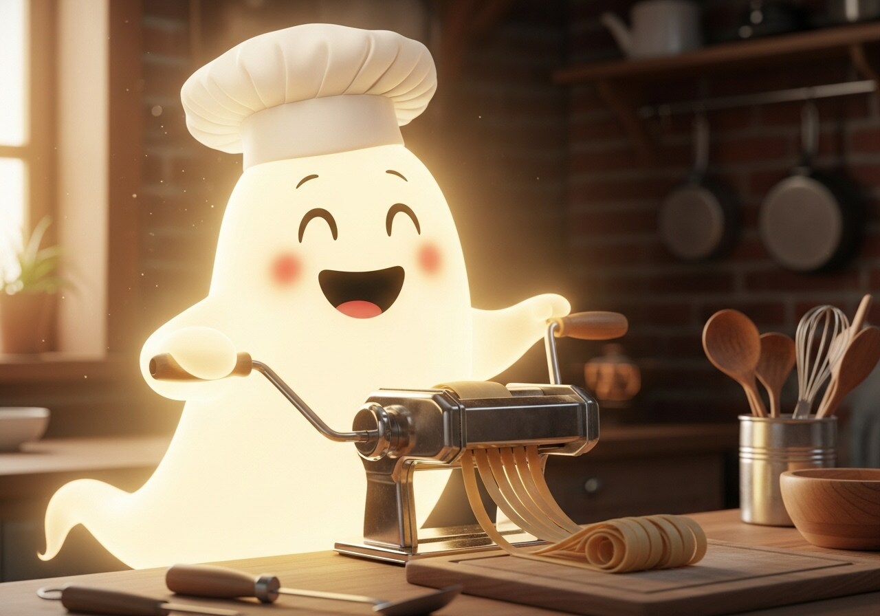 パスタマシンを使いこなすお化けシェフ | の人気AIイラスト・グラビア