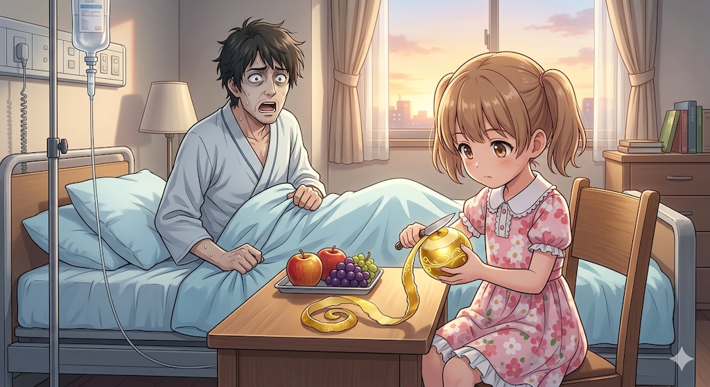 キンタマの皮剥き