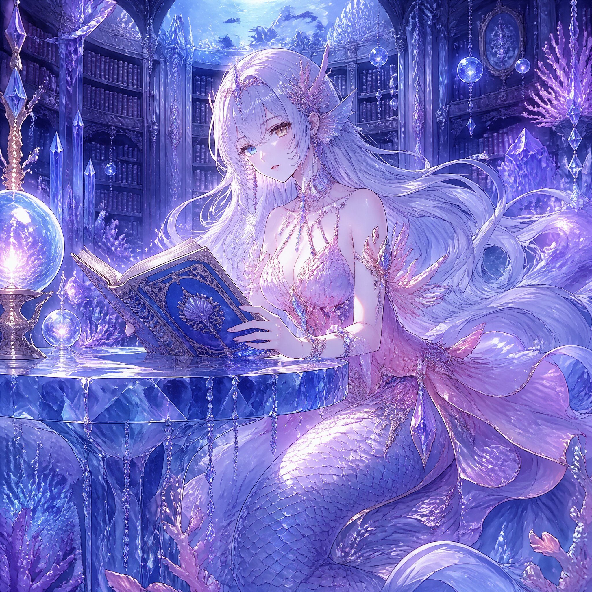 海底読書（３）虹宮あかり　GPTimages2.0