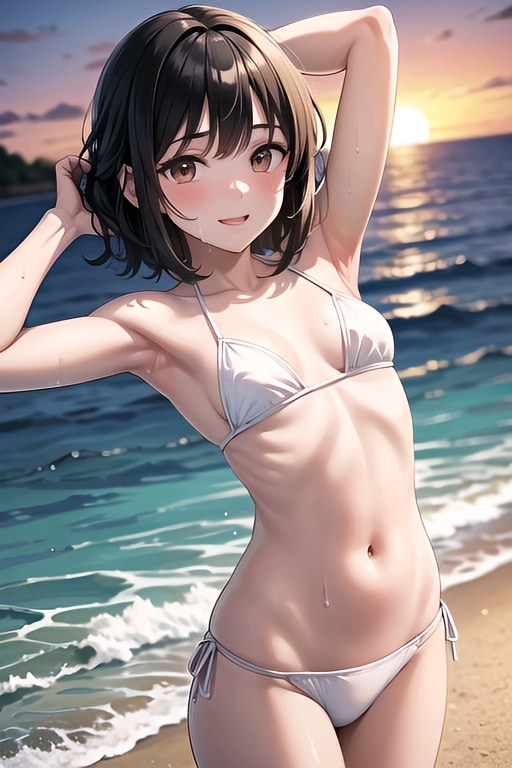 白ビキニ