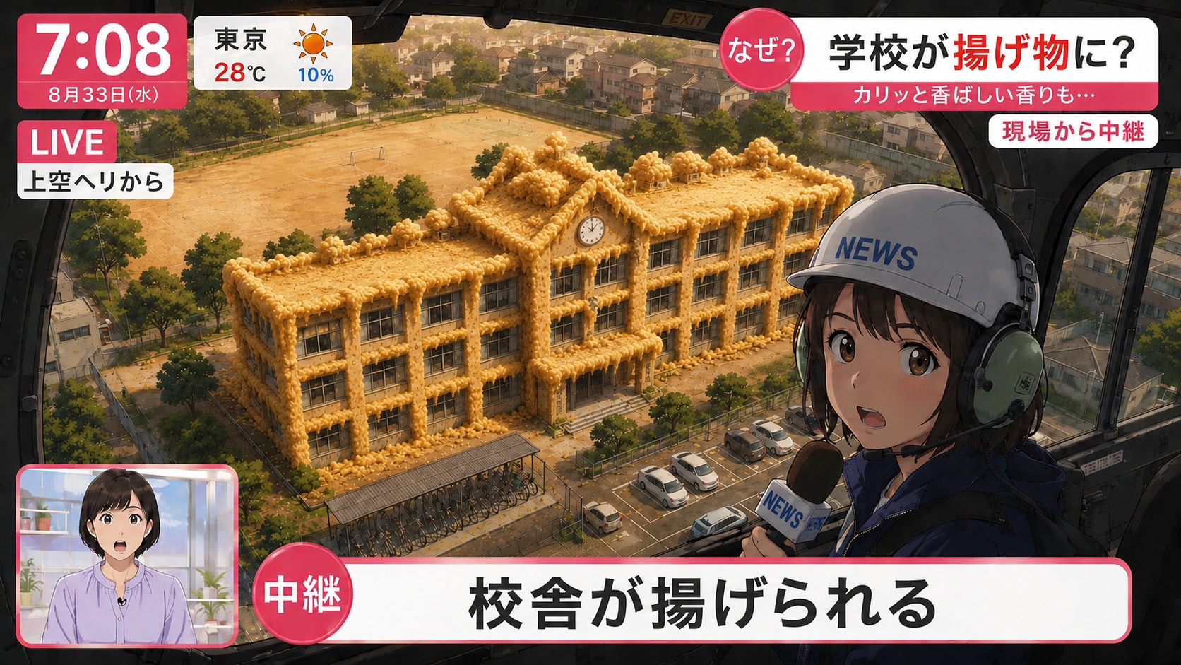 8月33日　報道 | の人気AIイラスト・グラビア