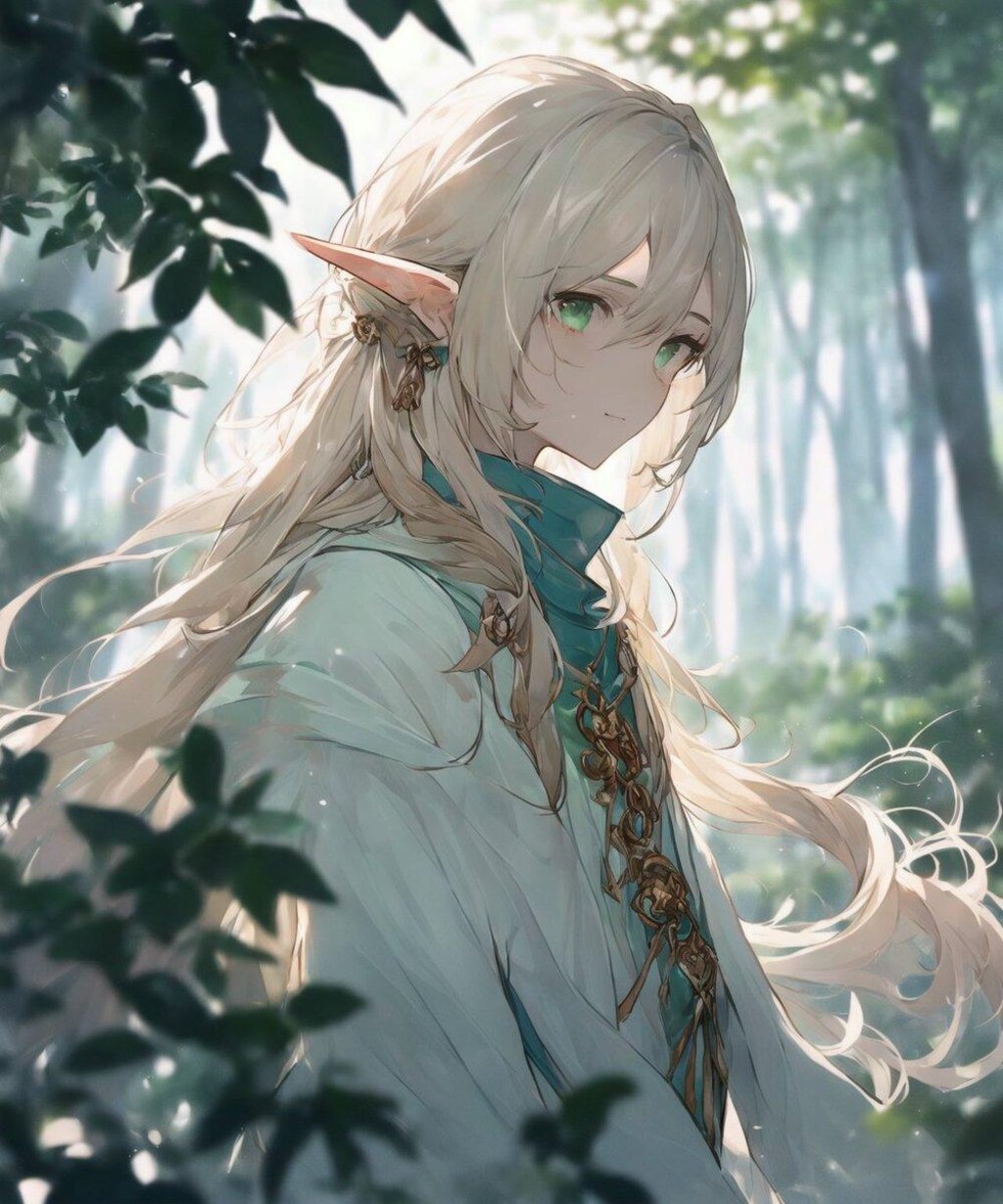 森の白エルフ