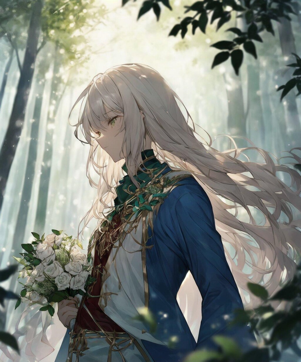 森の白エルフ