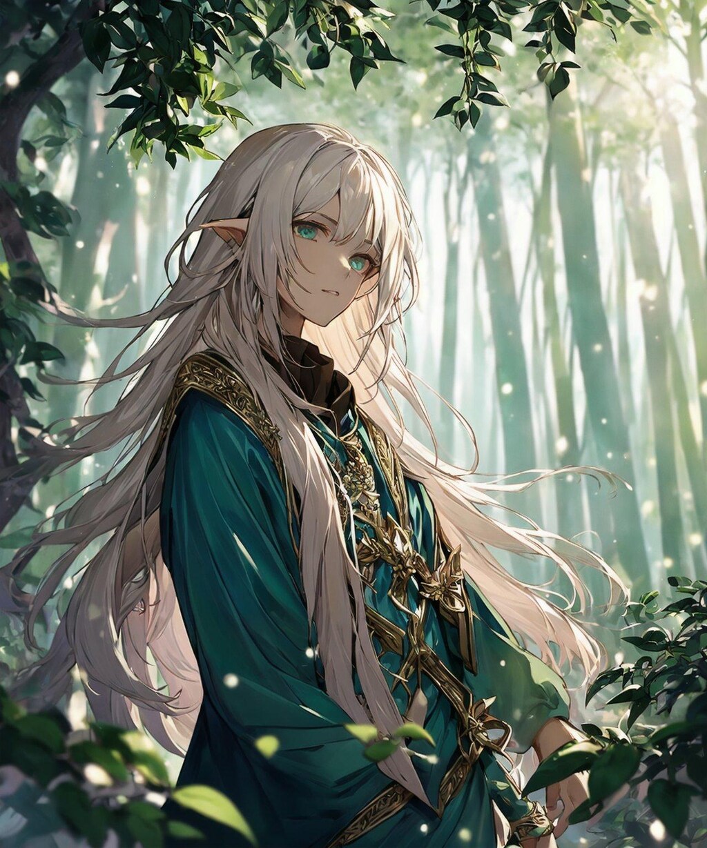 森の白エルフ