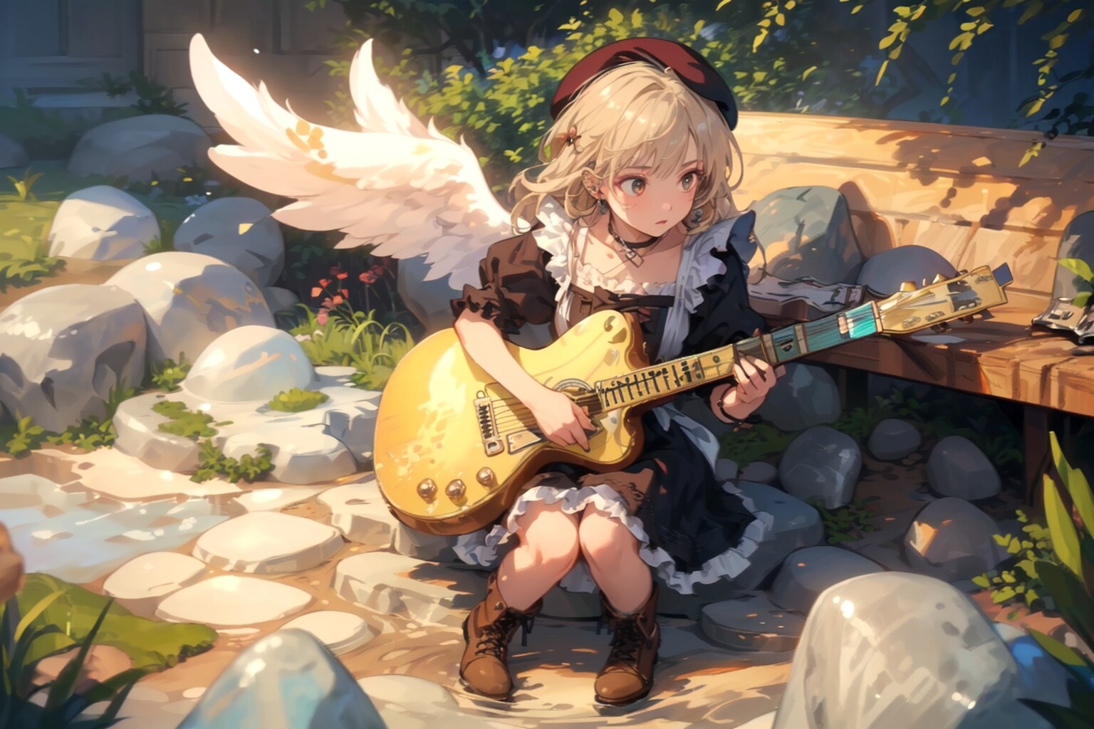 天使の演奏 | の人気AIイラスト・グラビア