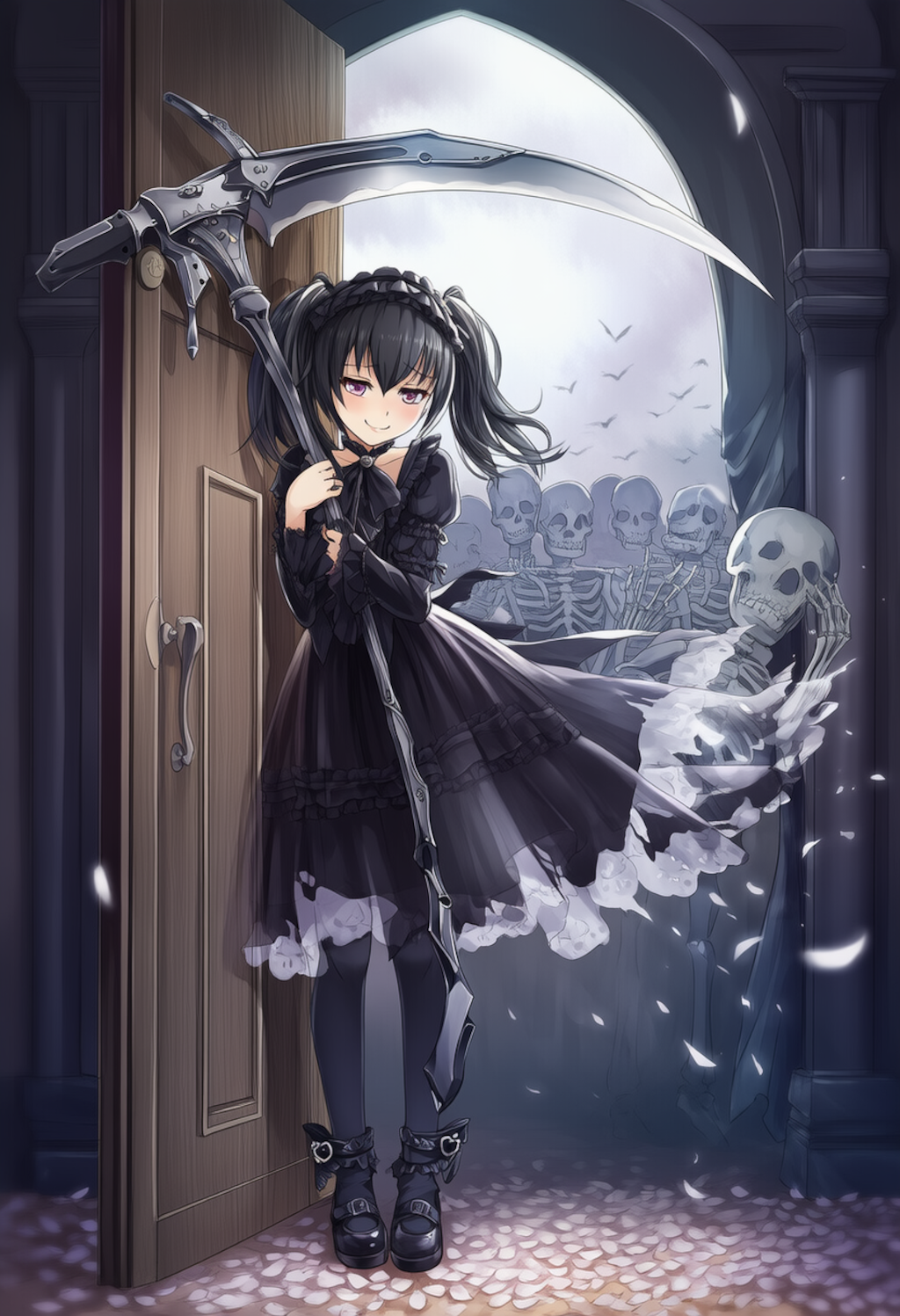 親方様、昨日助けて頂いた死神でございます・・・