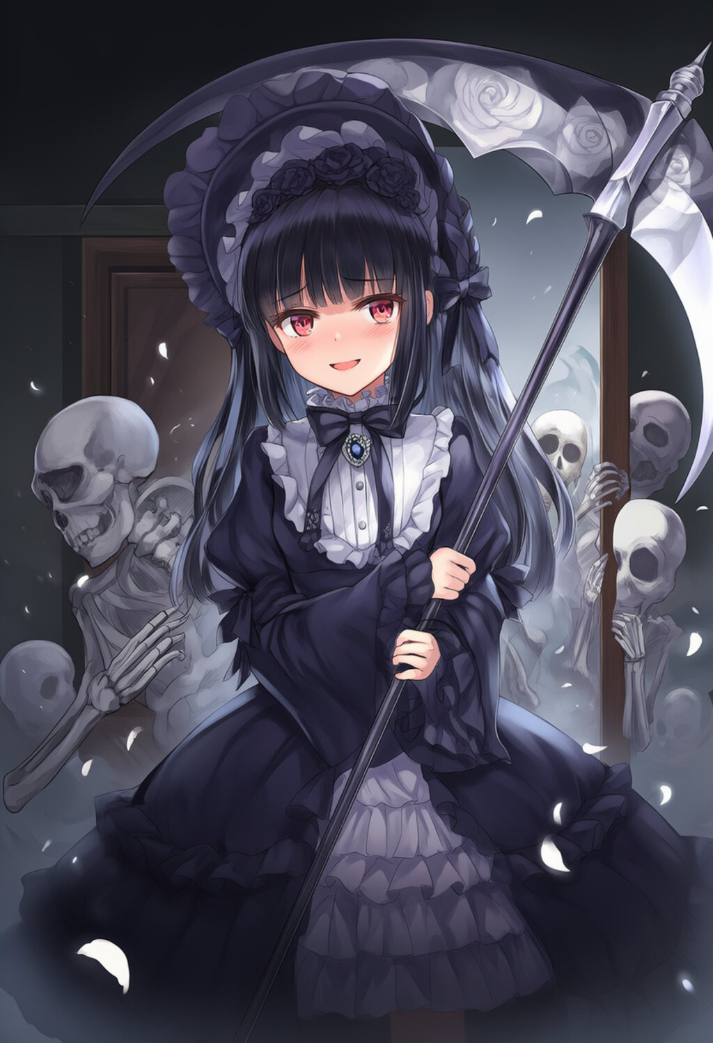 親方様、昨日助けて頂いた死神でございます・・・