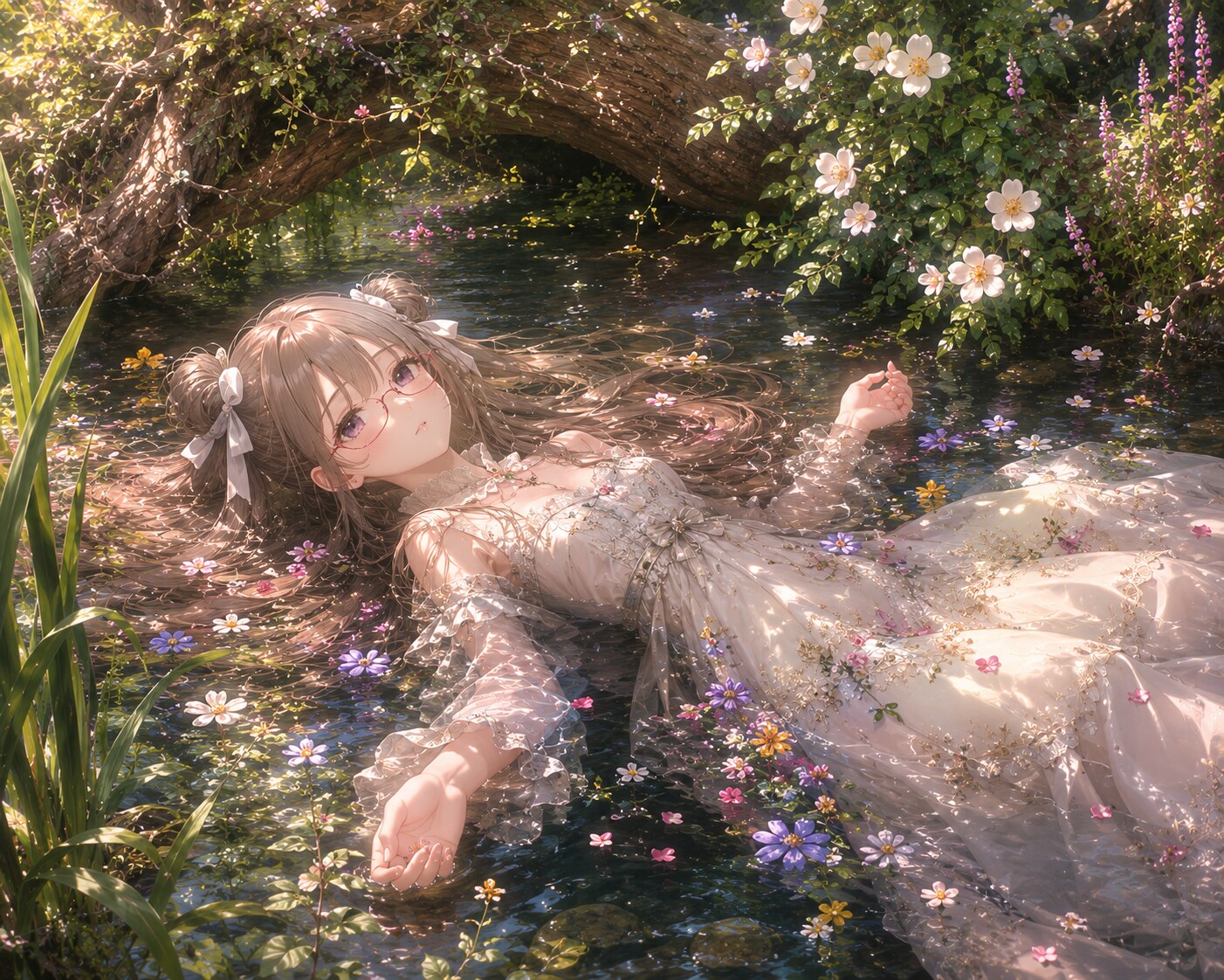 眼鏡っ子_雫石樹里亜「オフィーリア」