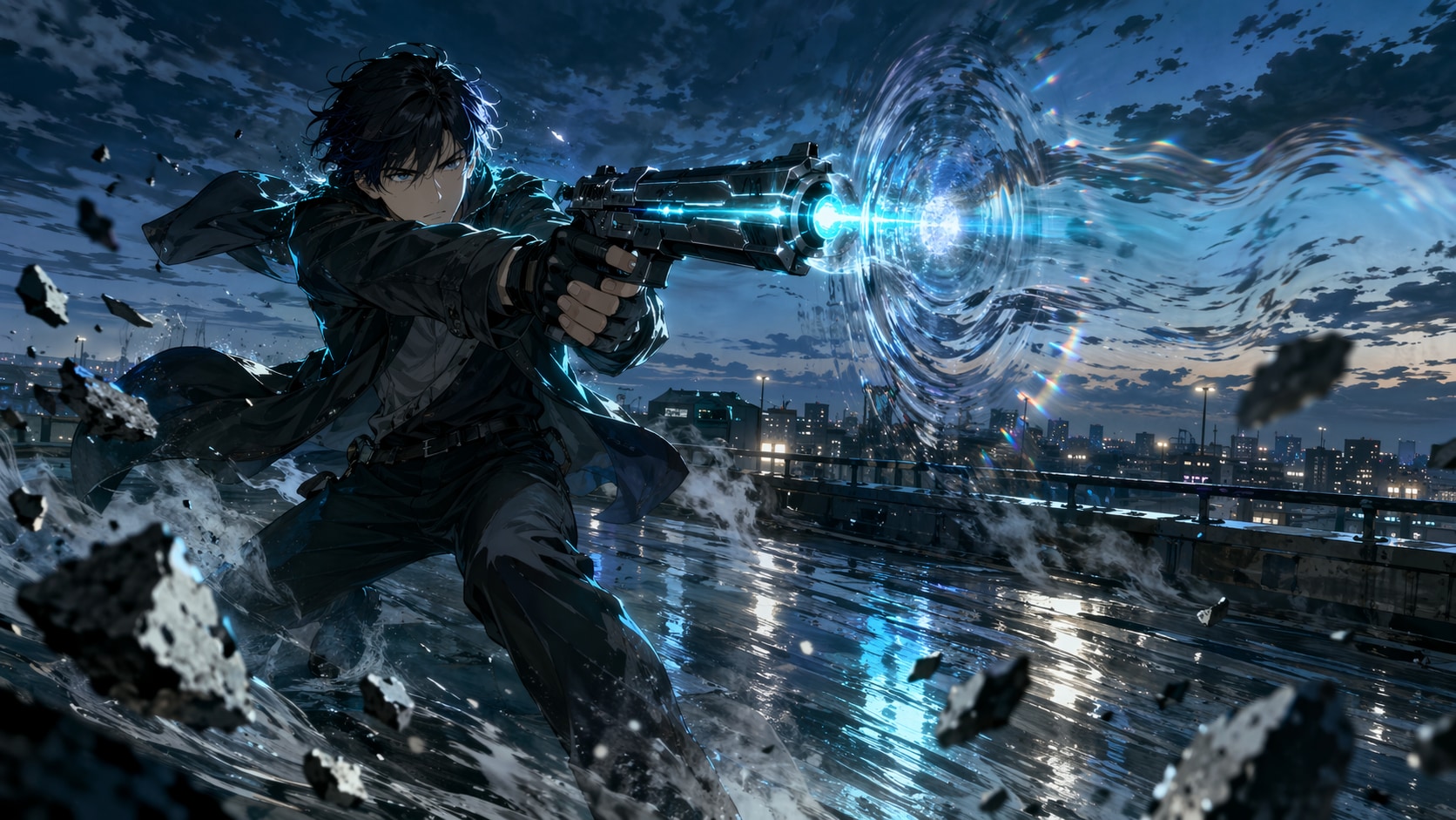 ハンドガン×空間歪曲 | の人気AIイラスト・グラビア