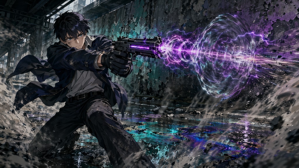 ハンドガン×空間歪曲