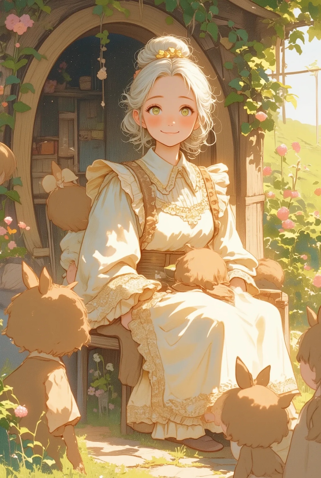 フリフリおばあちゃんと子どもたち