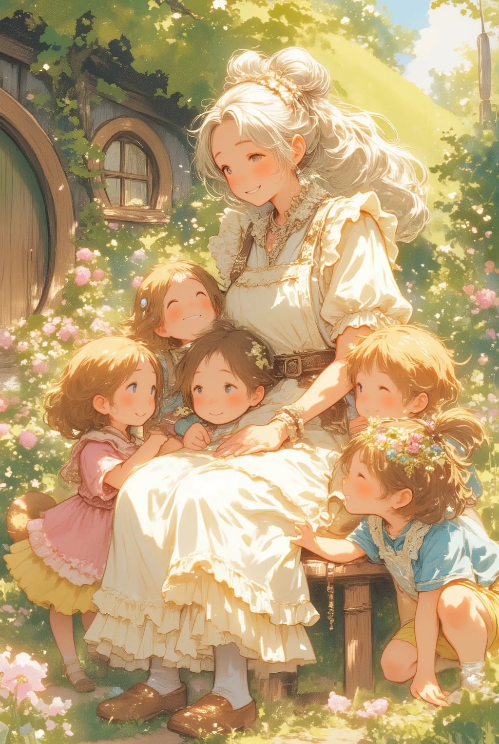 フリフリおばあちゃんと子どもたち