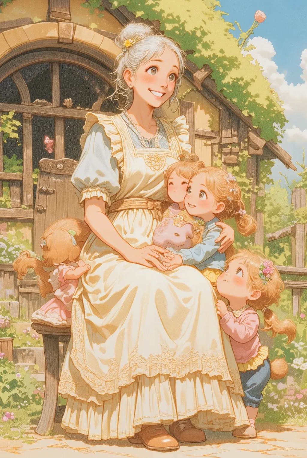 フリフリおばあちゃんと子どもたち