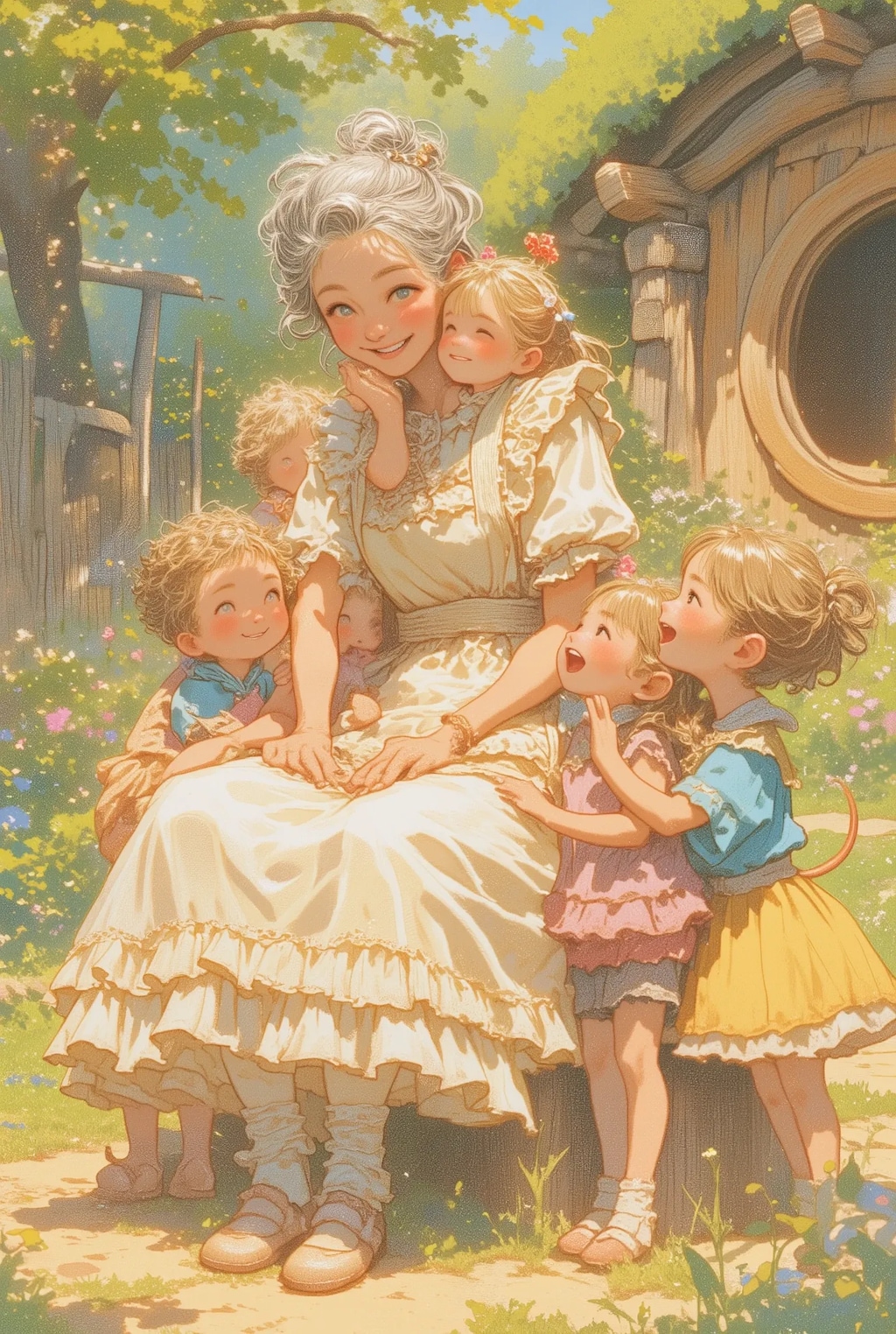 フリフリおばあちゃんと子どもたち