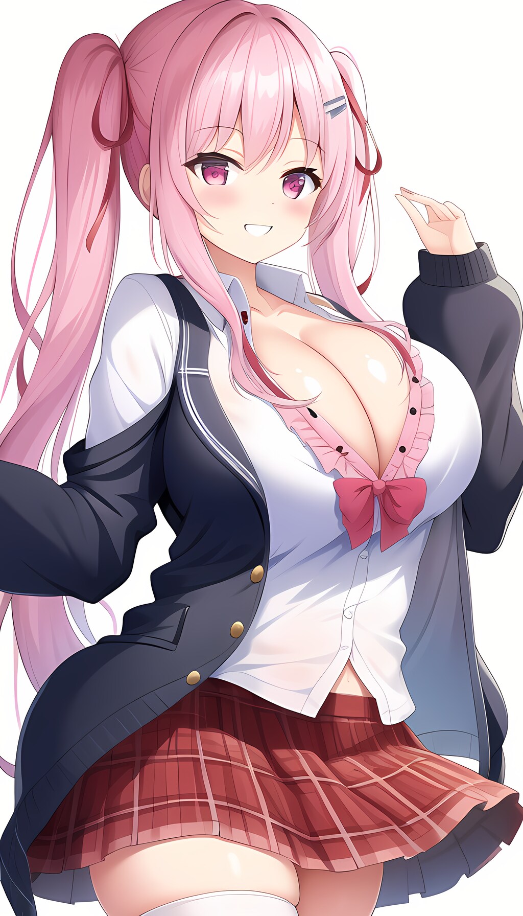 ボタンが弾けそう❤️