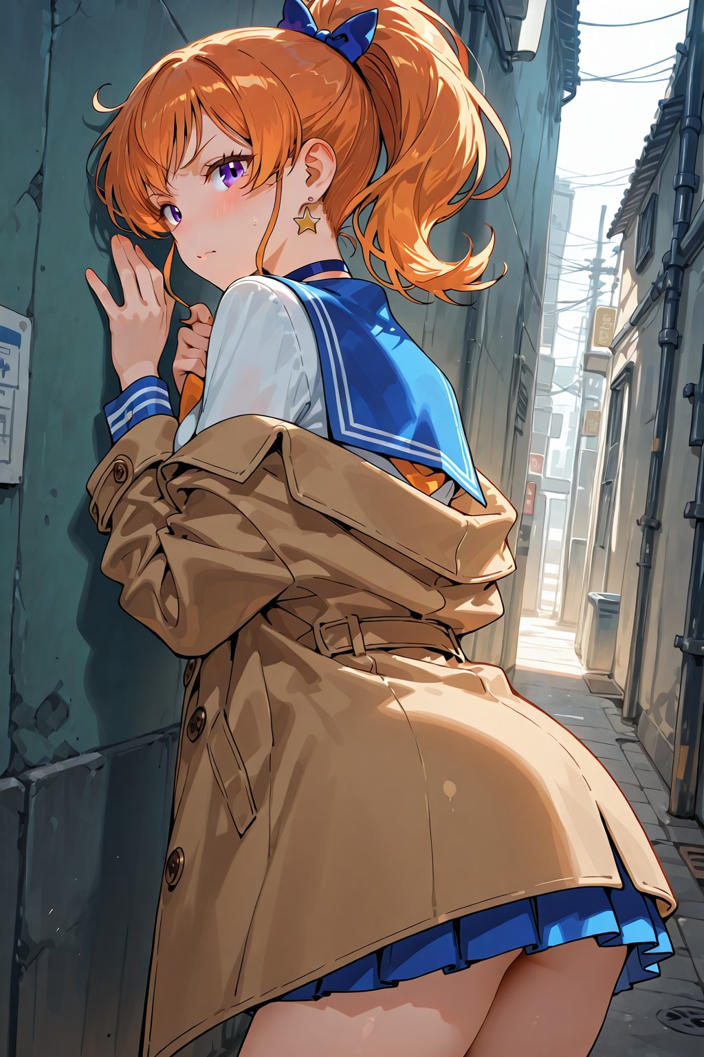 探索中に
