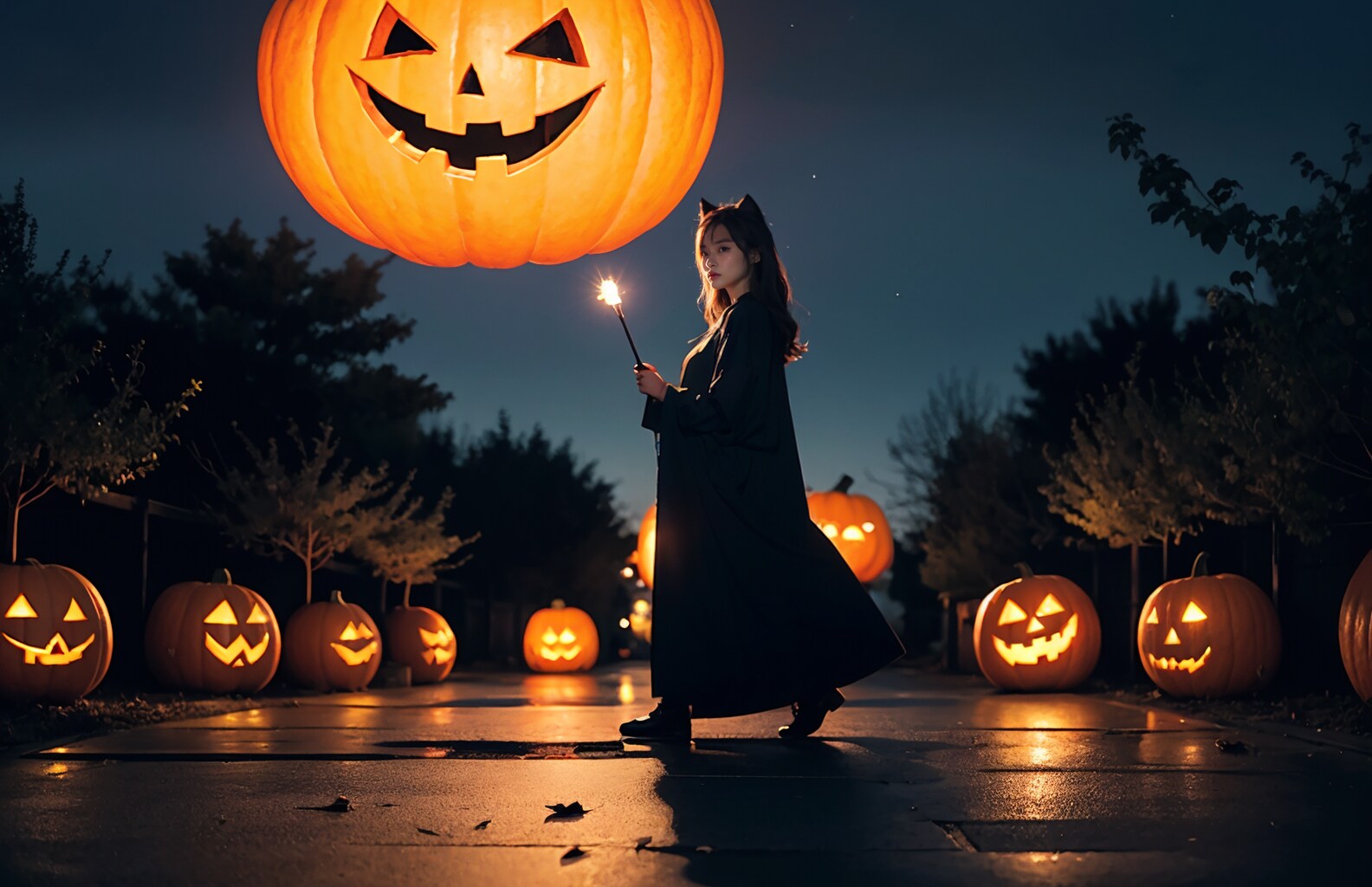ハロウィンの夜