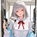 来客応対中の同期 2枚目