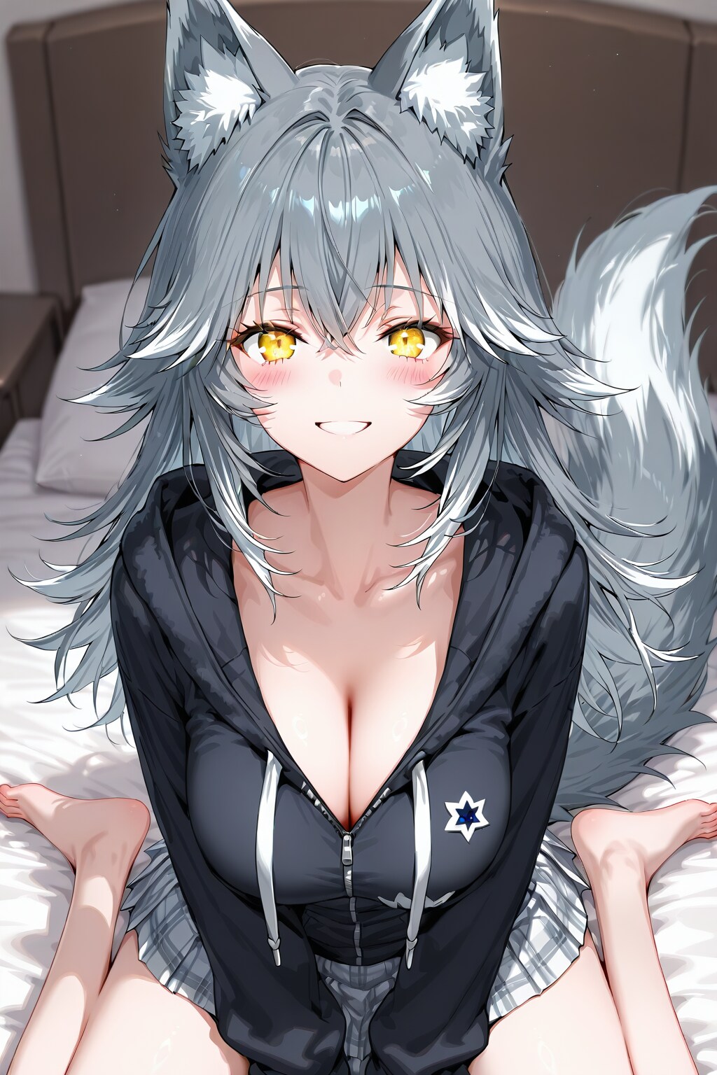 ウチの娘 パーカー姿