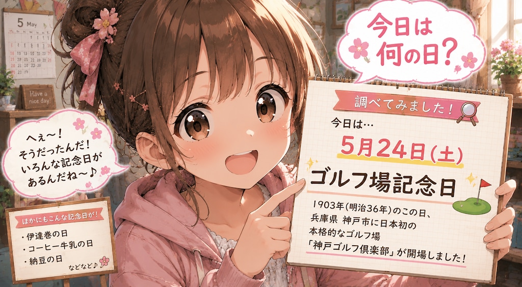 今日は何の日？のテスト生成（ＡＩによるリアルタイムでの認識の違いを比較）と思ったら今日は5/28www
