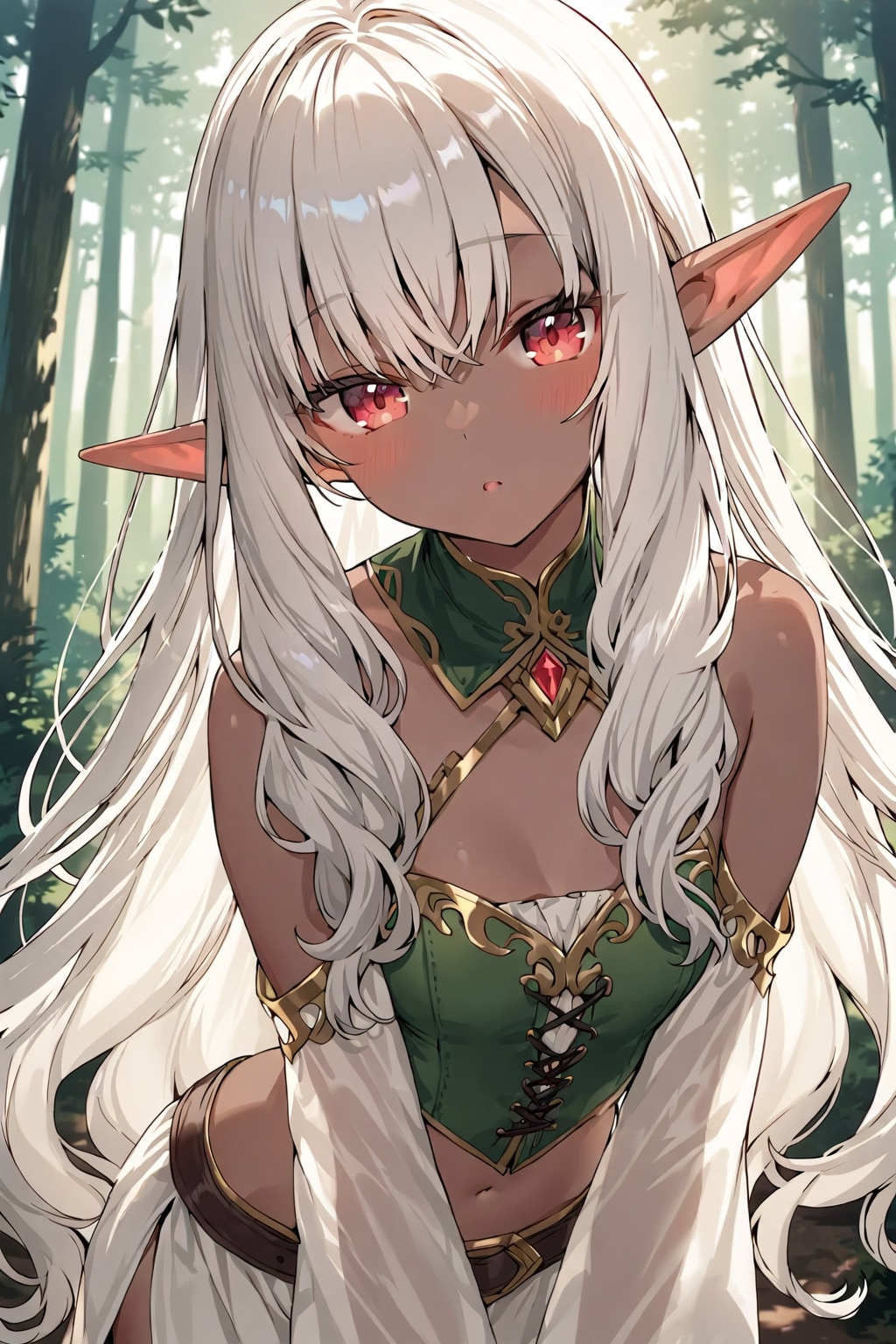 美少女ダークエルフ