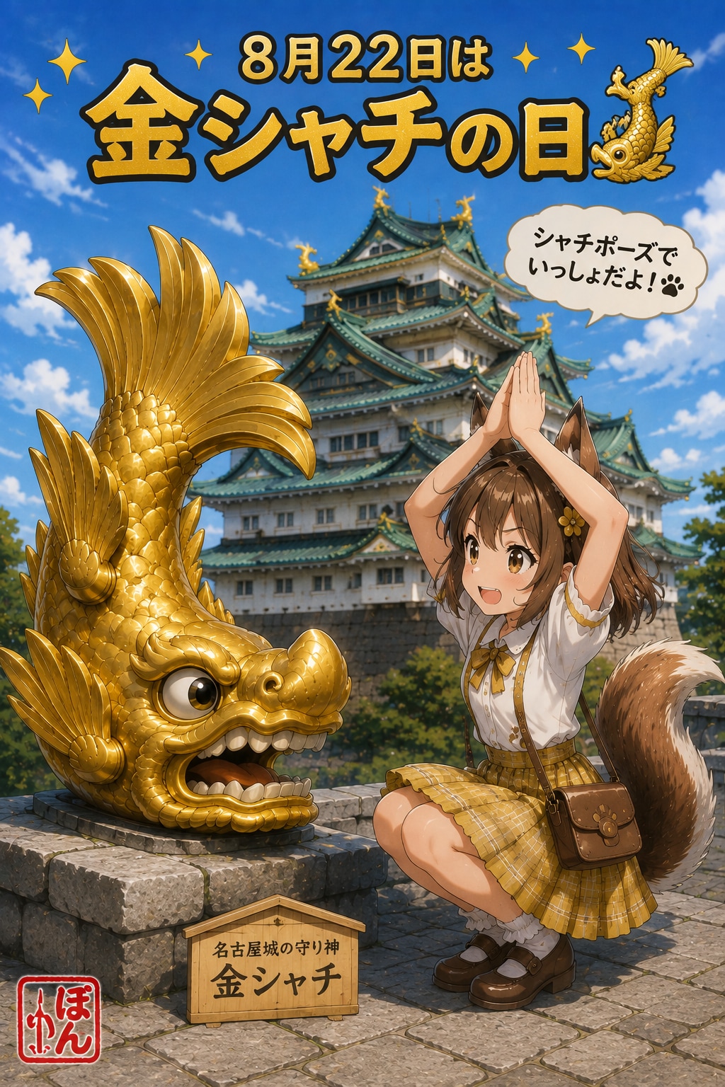 8月22日、金シャチの日 | の人気AIイラスト・グラビア