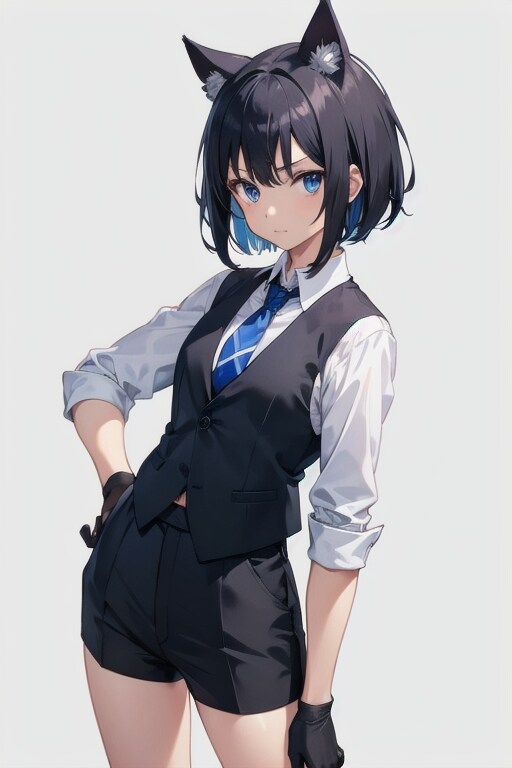 スーツの女の子