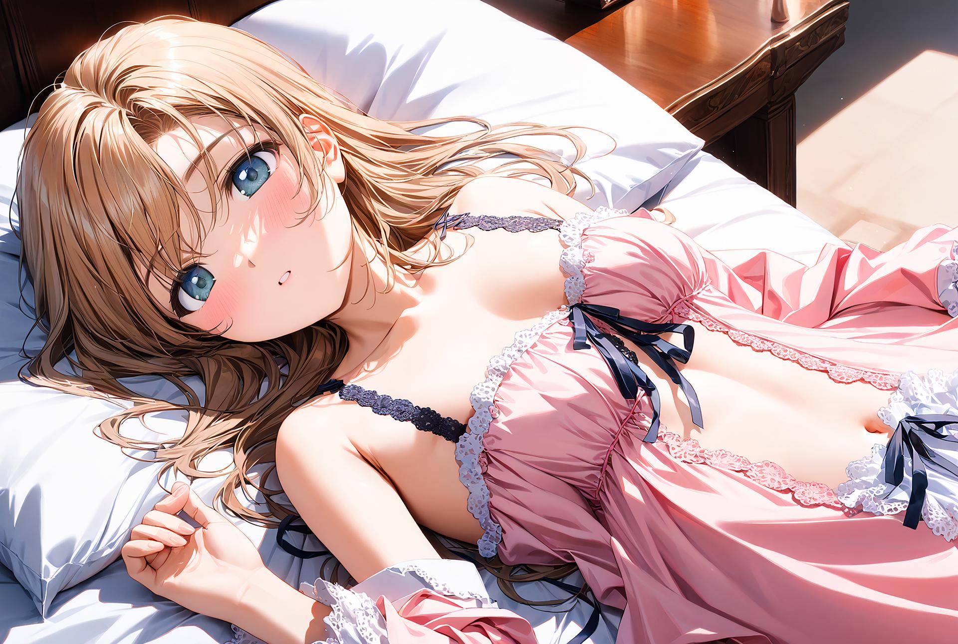 へそ出しネグリジェ