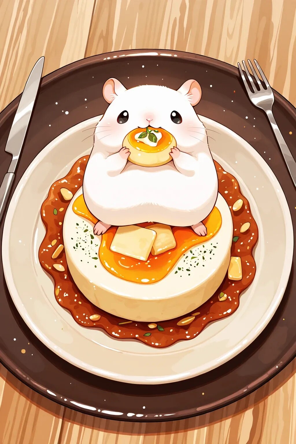 つまみ食いハムスター