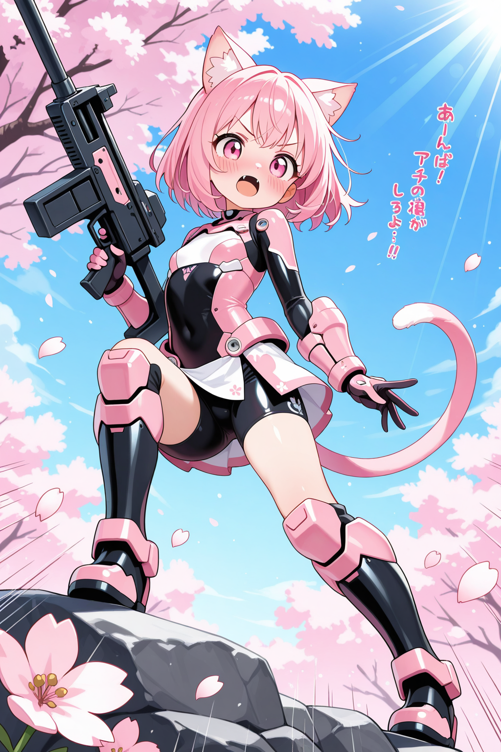 桜前線防衛隊！に参加したいねこちゃん！！